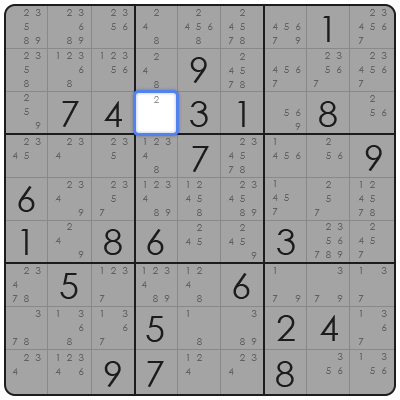 what is candidate mode in sudoku